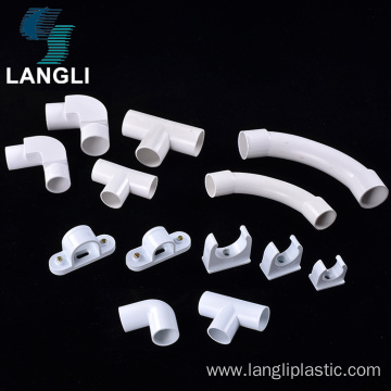 Fire Resistance Good Quality PVC Conduit Pipe Fittings